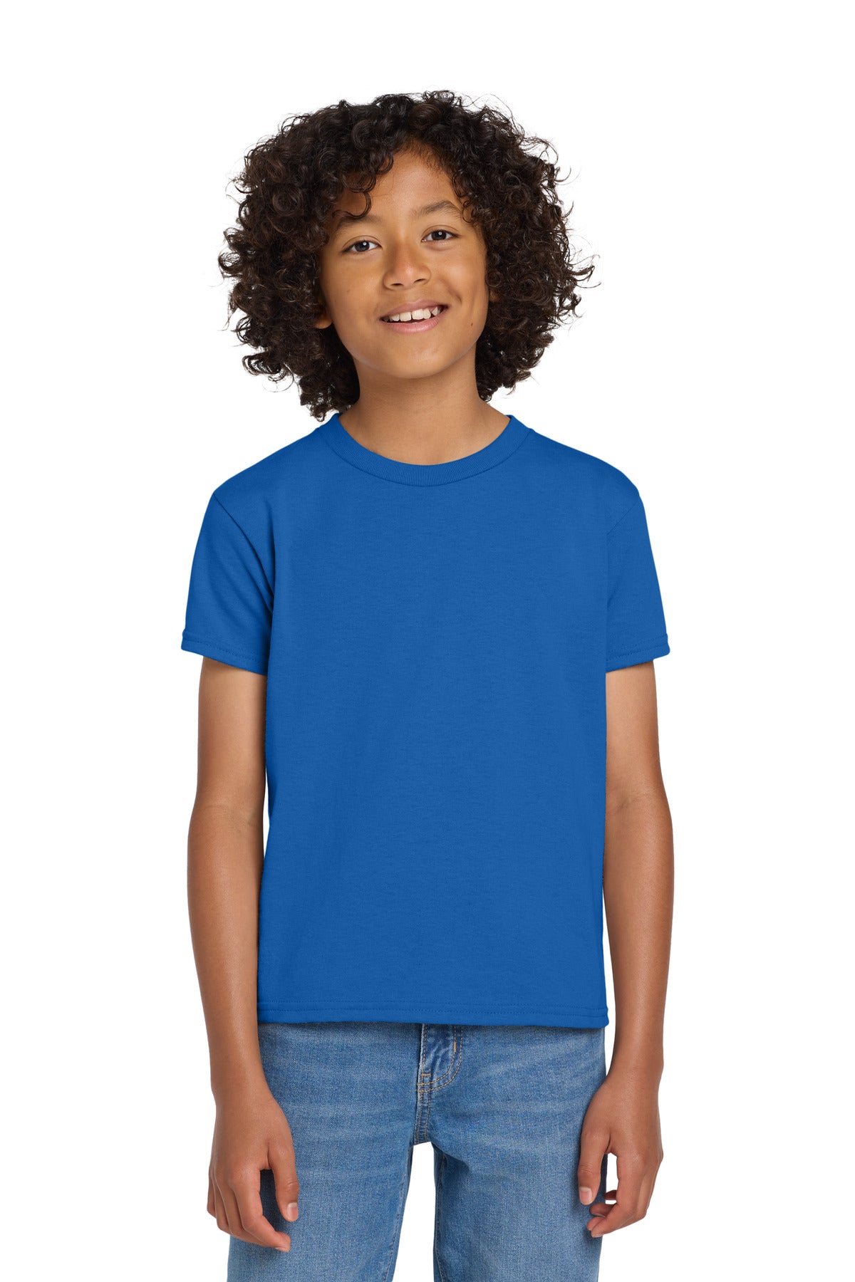 Custom Royal Youth DryBlend 50 Cotton/50 Poly Tee 8000B, personalized by SanCanDo Swag in Argyle, TX