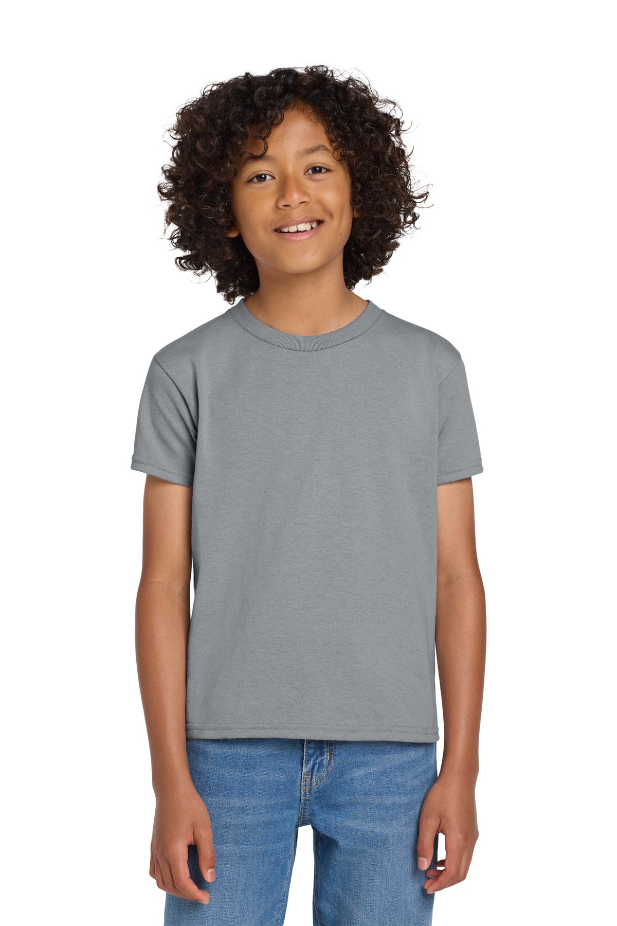 Custom Gravel Youth DryBlend 50 Cotton/50 Poly Tee 8000B, personalized by SanCanDo Swag in Argyle, TX