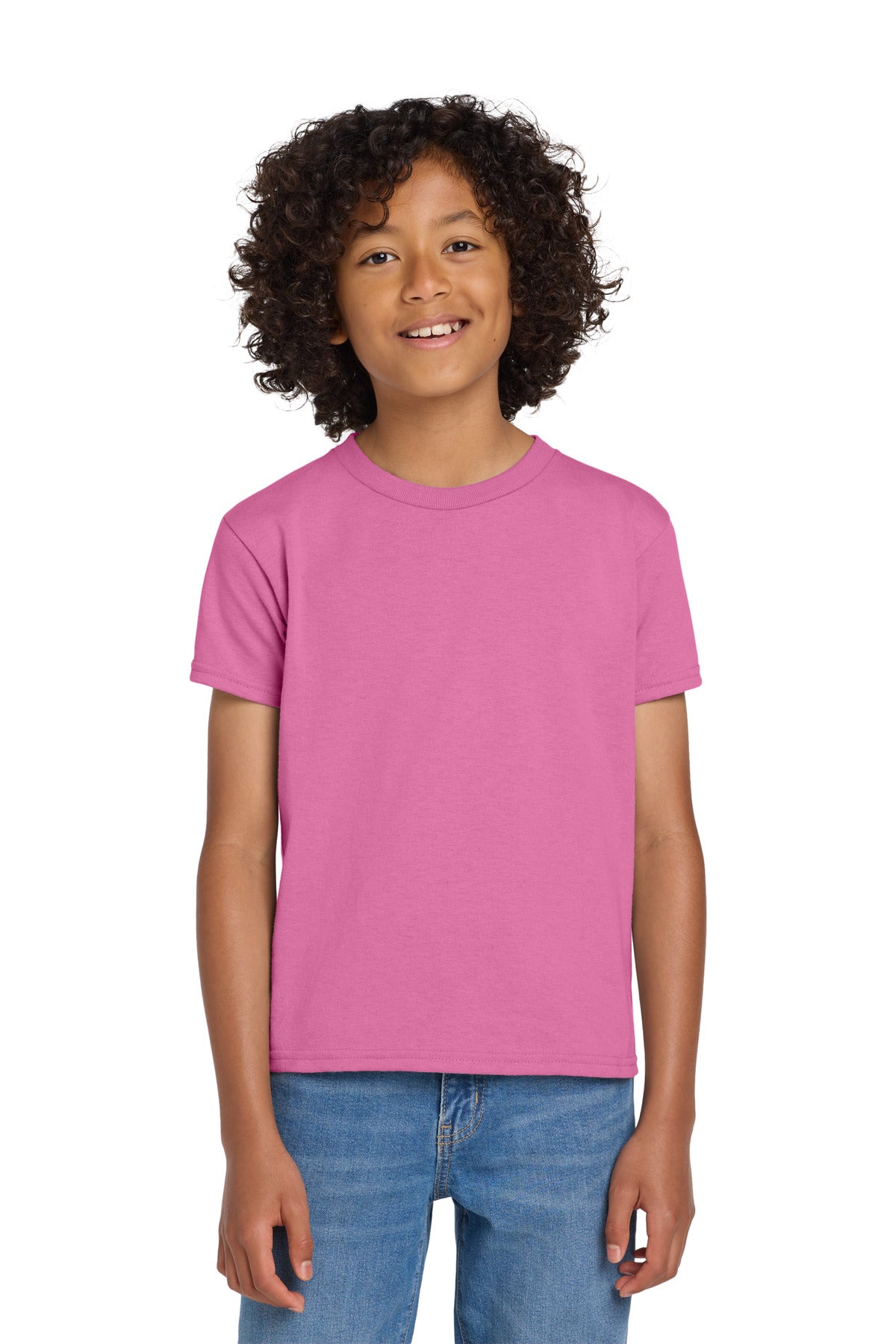Custom Azalea Youth DryBlend 50 Cotton/50 Poly Tee 8000B, personalized by SanCanDo Swag in Argyle, TX