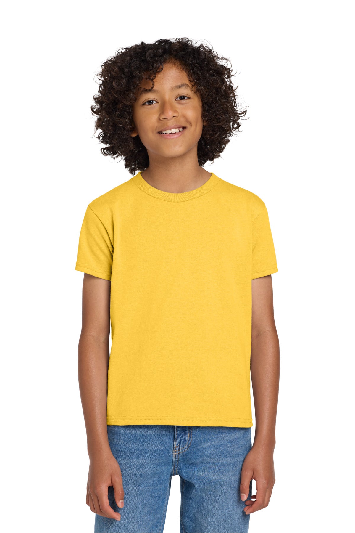 Custom Daisy Youth DryBlend 50 Cotton/50 Poly Tee 8000B, personalized by SanCanDo Swag in Argyle, TX