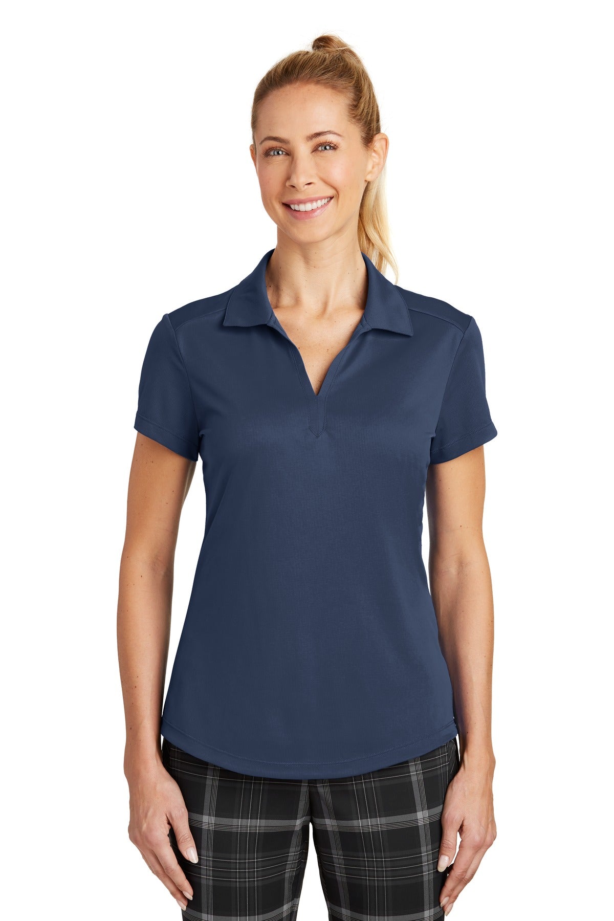 Custom Midnight Navy Women's Dri-FIT Legacy Polo 838957, personalized by SanCanDo Swag in Argyle, TX