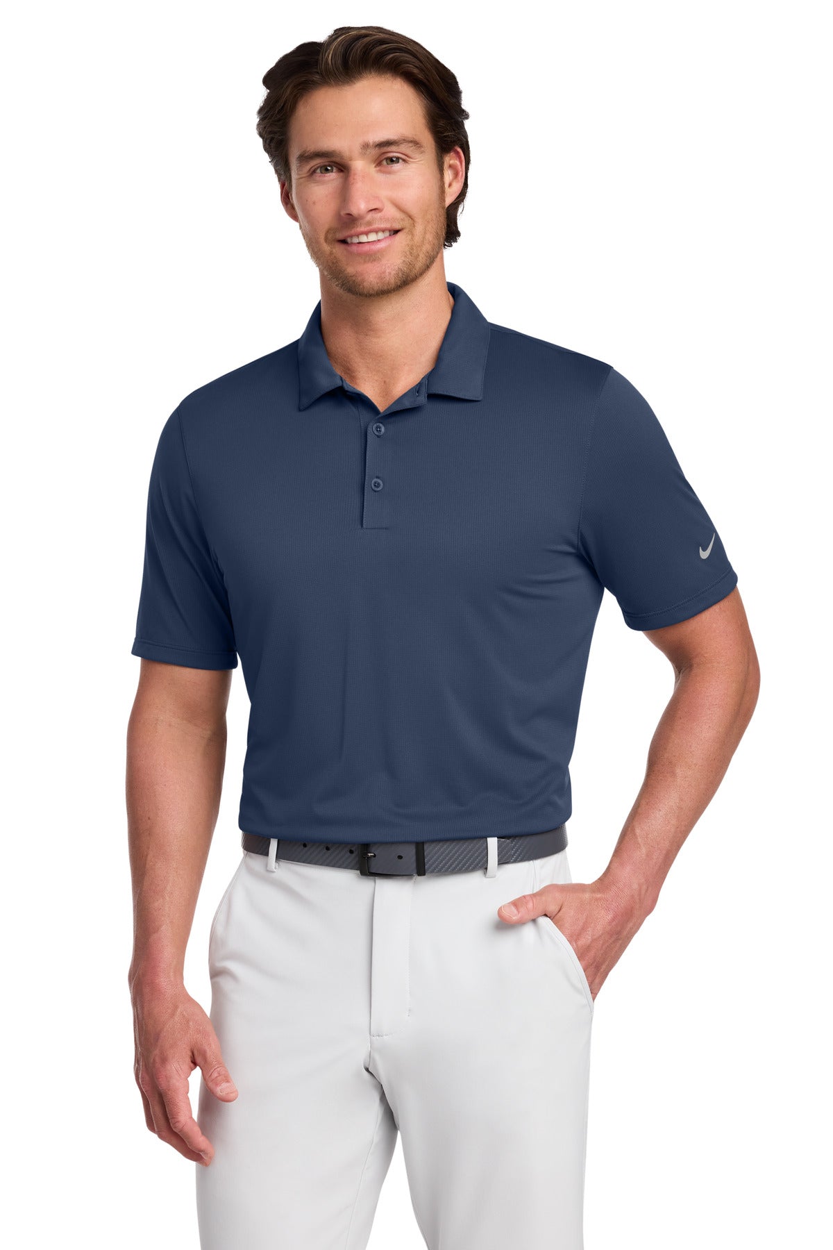 Custom Midnight Navy Dri-FIT Legacy Polo 883681, personalized by SanCanDo Swag in Argyle, TX