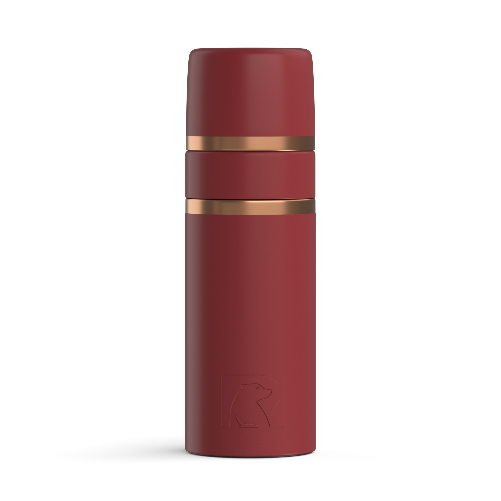 Custom Black Cherry RTIC 8 oz Happy Hour Flask, personalized by SanCanDo Swag in Argyle, TX