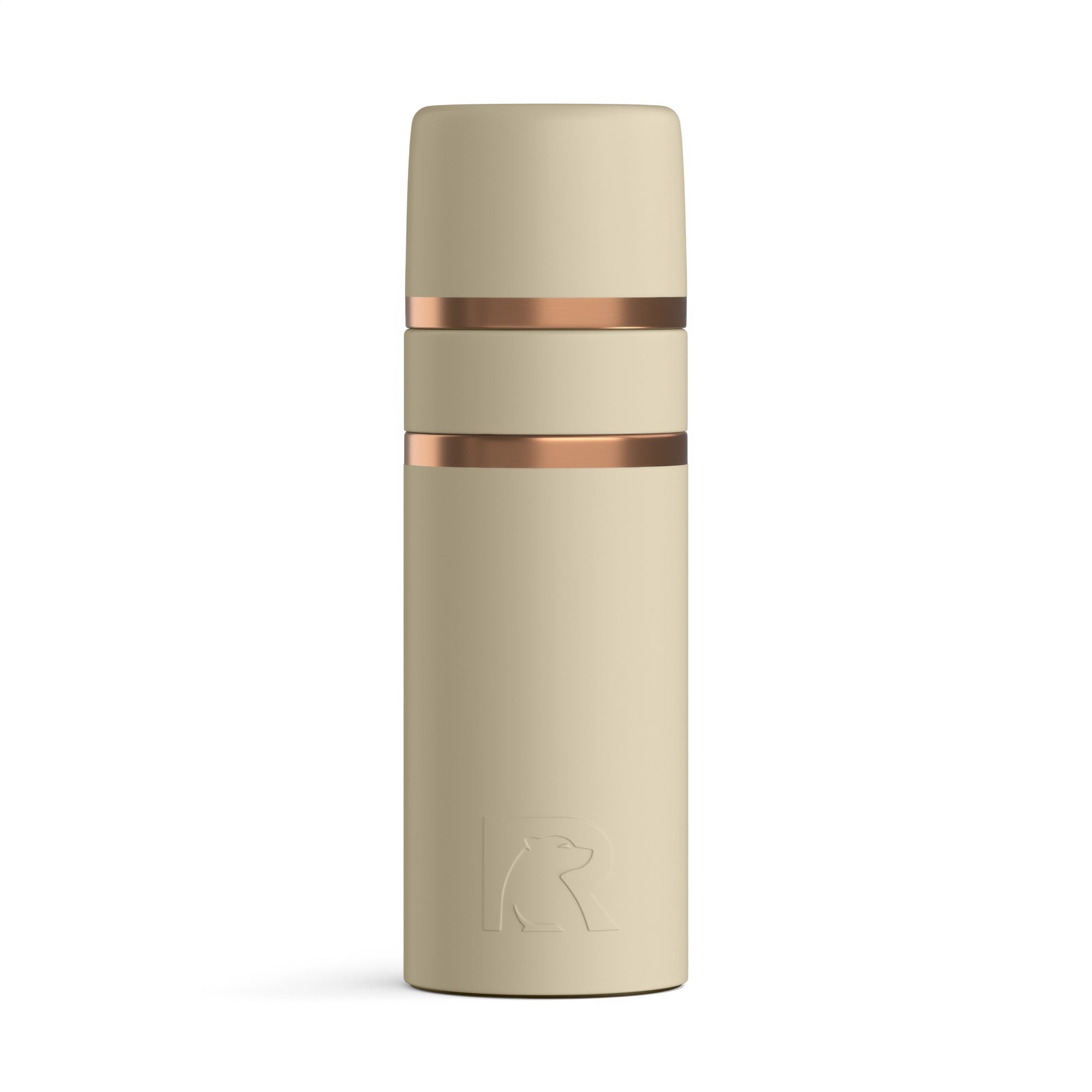Custom Dark Beach RTIC 8 oz Happy Hour Flask, personalized by SanCanDo Swag in Argyle, TX