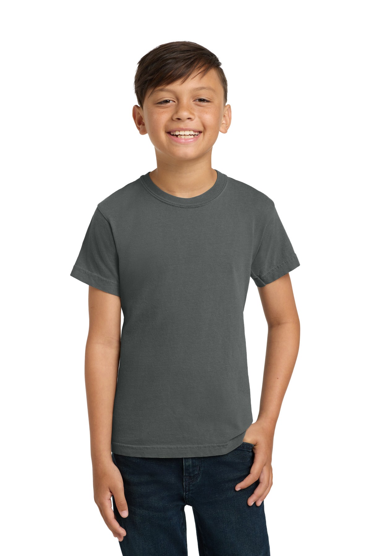 Custom Pepper Youth Heavyweight Tee 9018, personalized by SanCanDo Swag in Argyle, TX