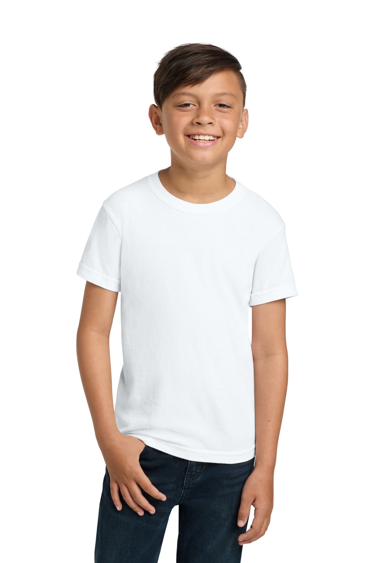 Custom White Youth Heavyweight Tee 9018, personalized by SanCanDo Swag in Argyle, TX