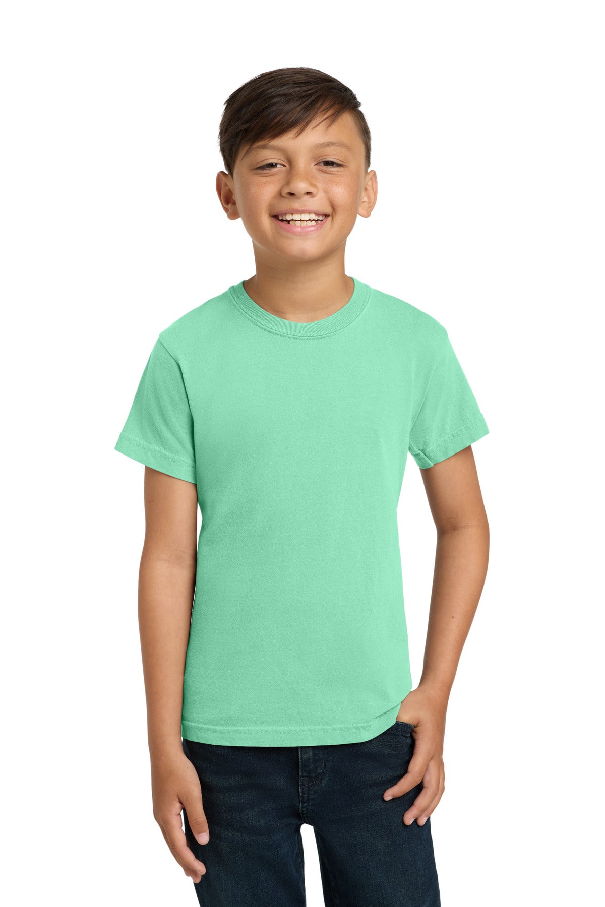 Custom Island Reef Youth Heavyweight Tee 9018, personalized by SanCanDo Swag in Argyle, TX