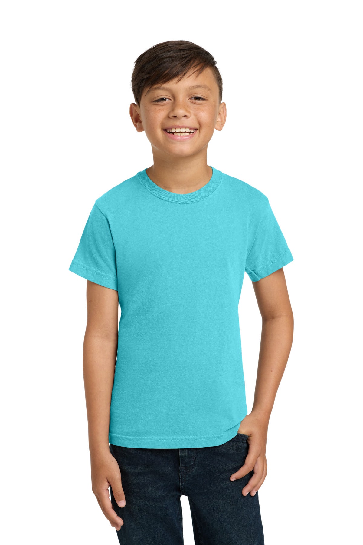 Custom Lagoon Youth Heavyweight Tee 9018, personalized by SanCanDo Swag in Argyle, TX