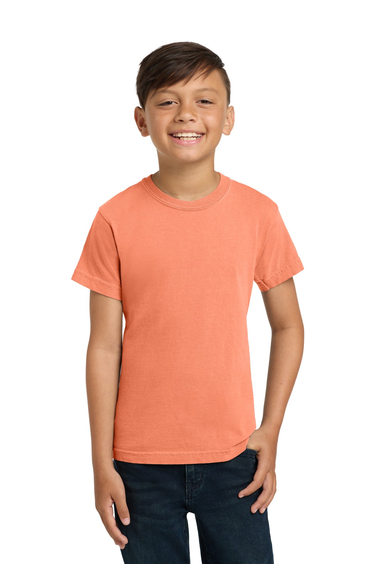 Custom Melon Youth Heavyweight Tee 9018, personalized by SanCanDo Swag in Argyle, TX