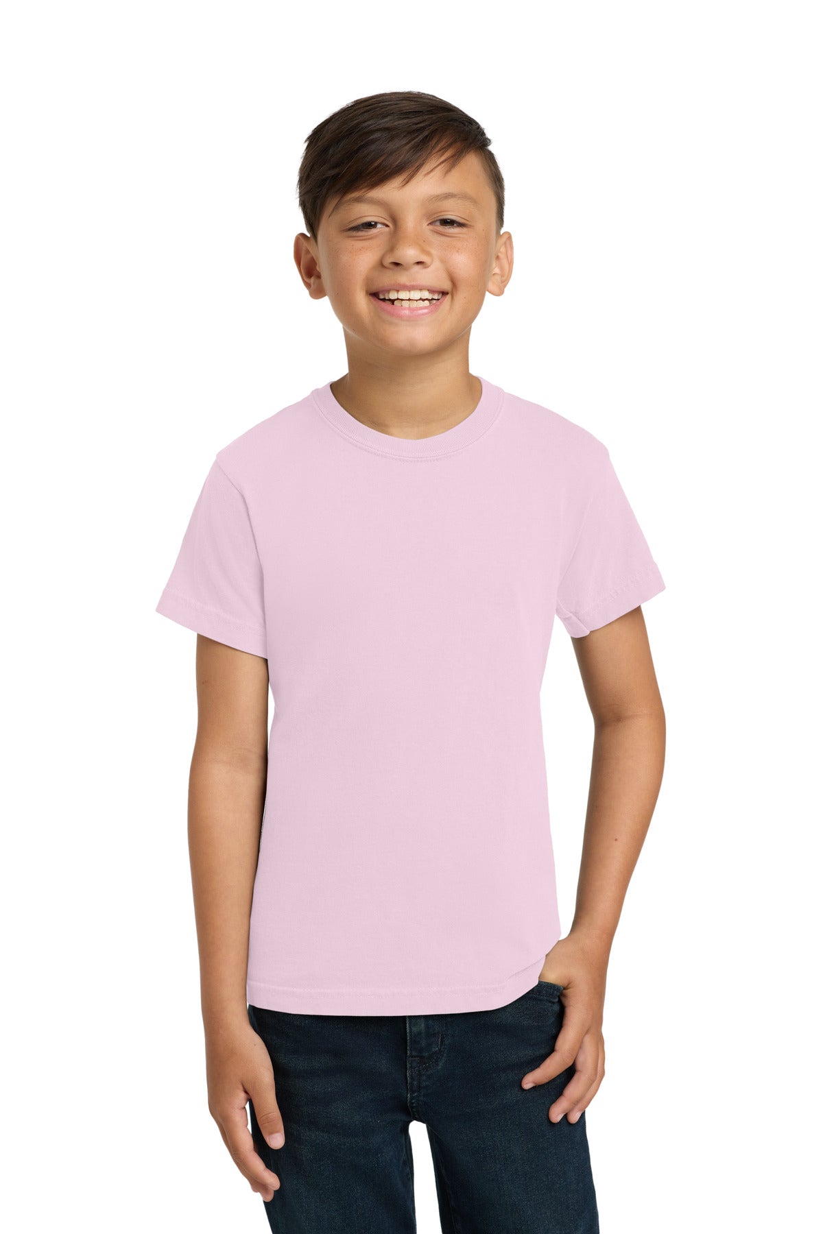 Custom Blossom Youth Heavyweight Tee 9018, personalized by SanCanDo Swag in Argyle, TX