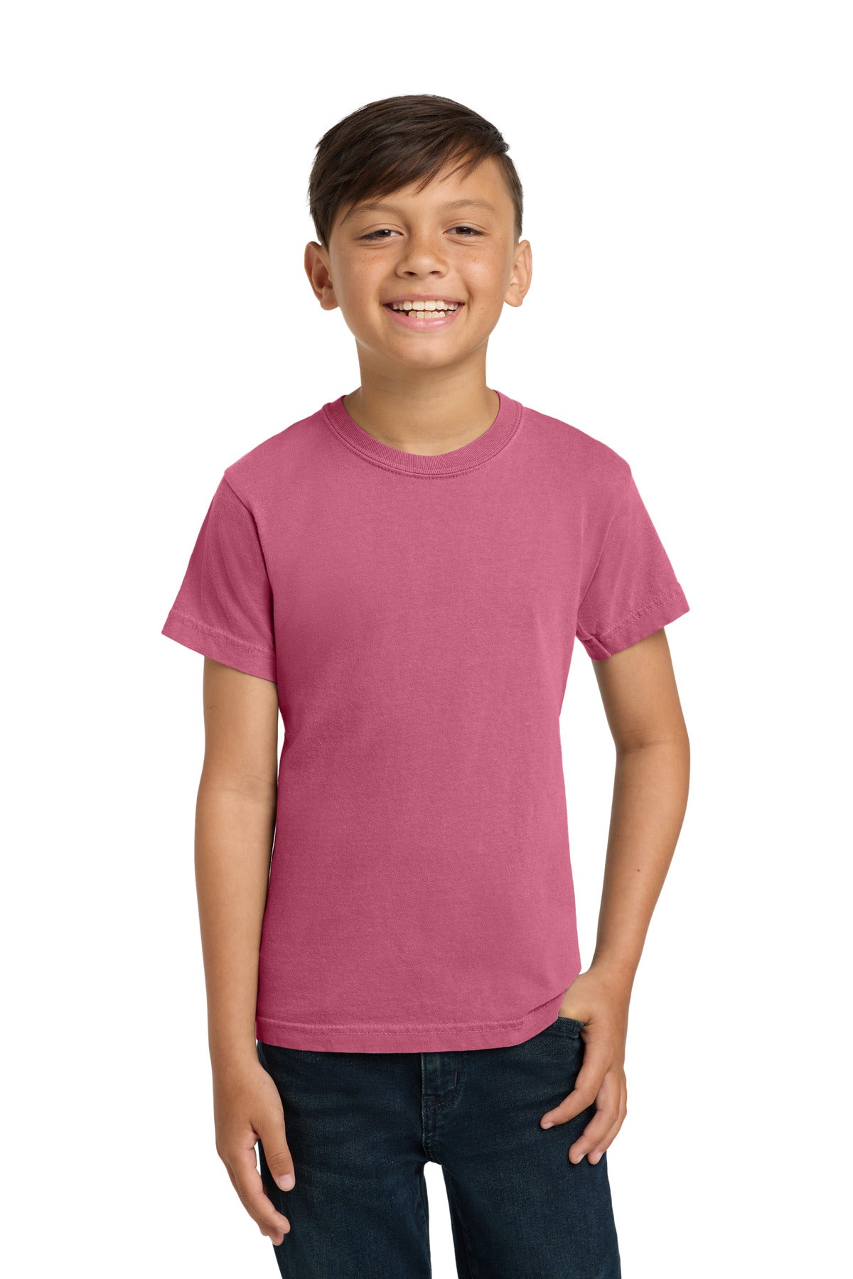 Custom Crunchberry Youth Heavyweight Tee 9018, personalized by SanCanDo Swag in Argyle, TX
