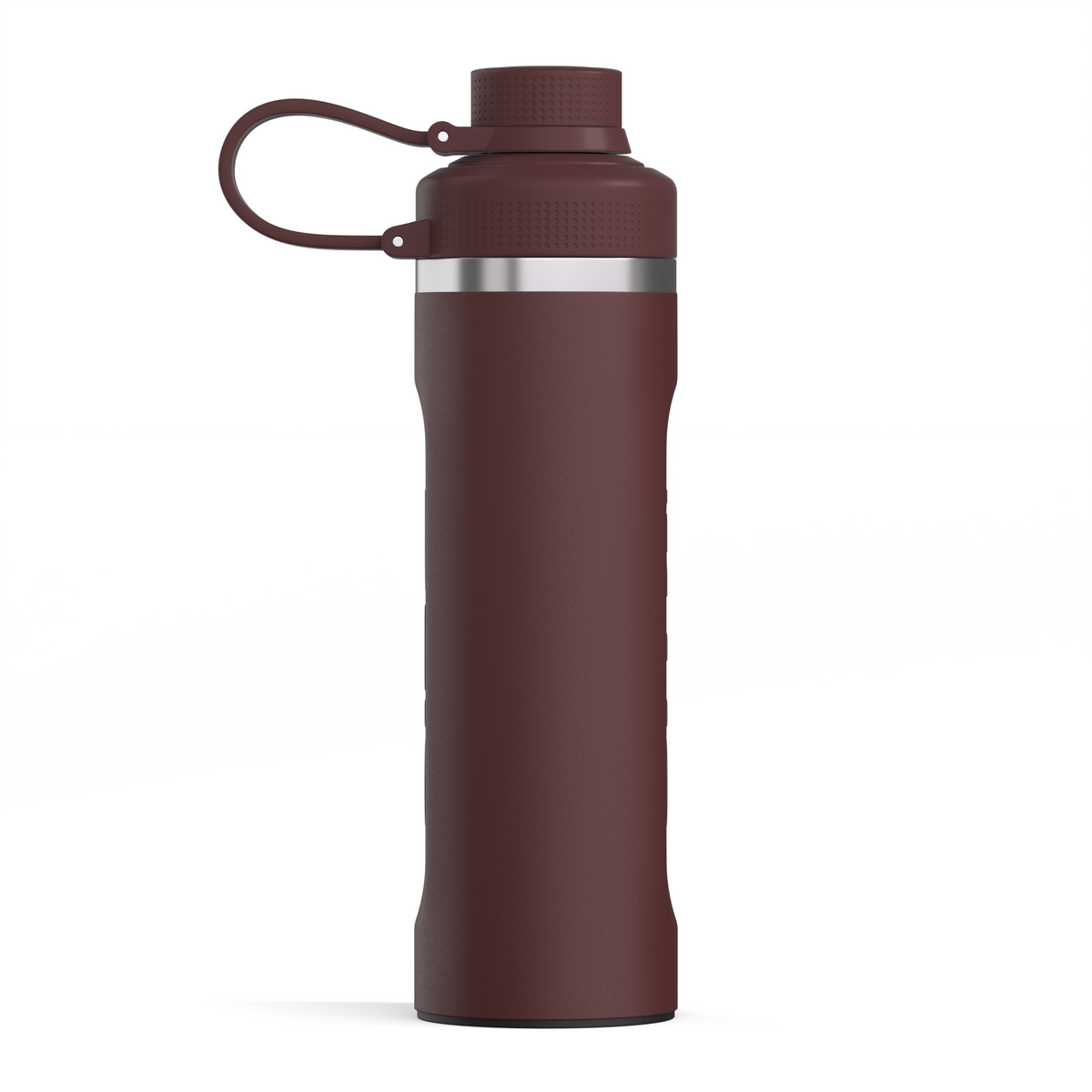Custom RTIC 24 oz Refuel Bottle in Chocolate Brown, personalized by SanCanDo Swag in Argyle, TX