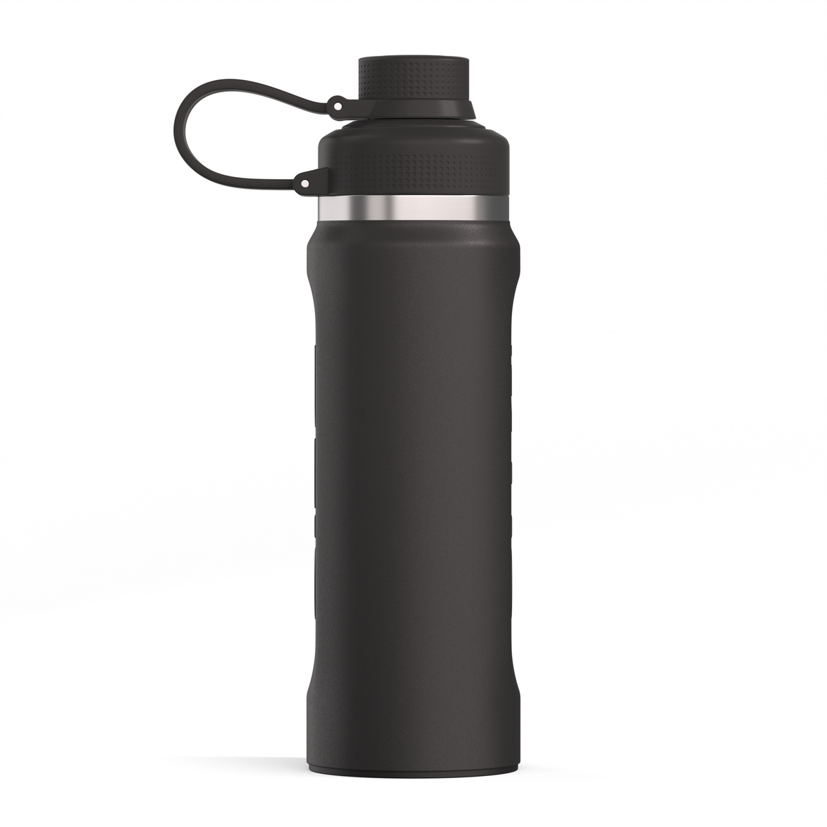 Custom RTIC 30 oz Refuel Bottle in Black, personalized by SanCanDo Swag in Argyle, TX