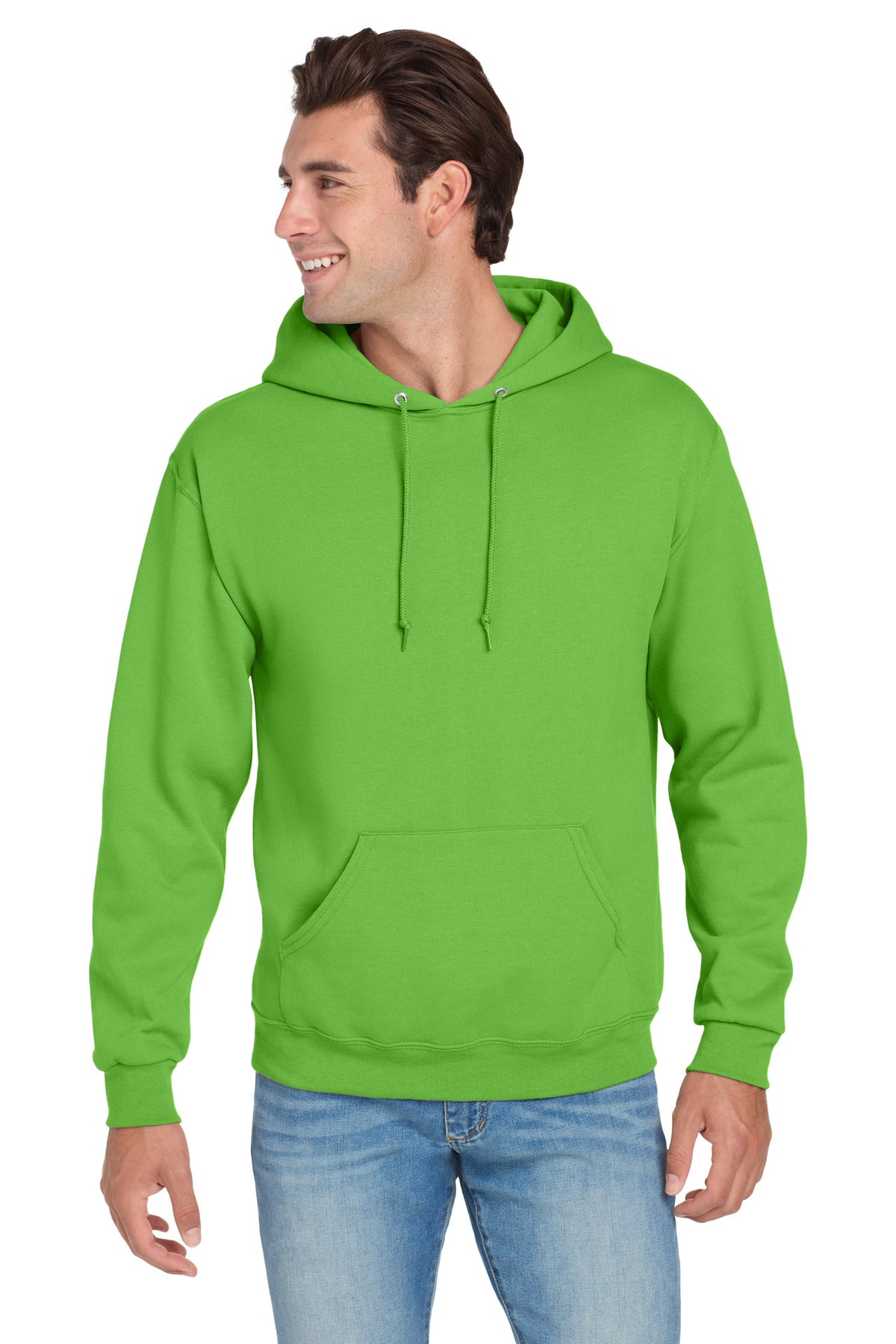 Custom Kiwi NuBlend Hoodie 996M, personalized by SanCanDo Swag in Argyle, TX