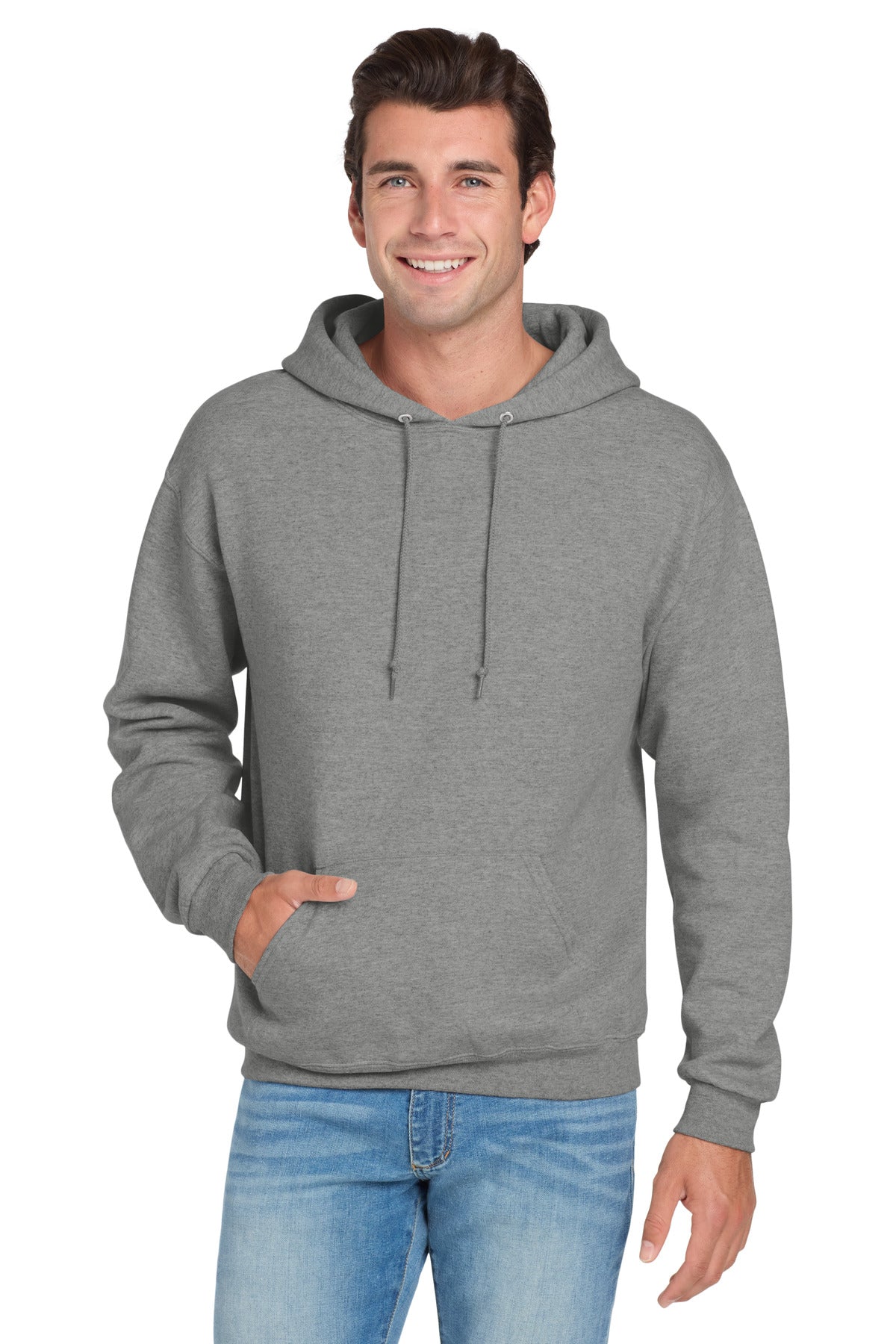 Custom Oxford NuBlend Hoodie 996M, personalized by SanCanDo Swag in Argyle, TX