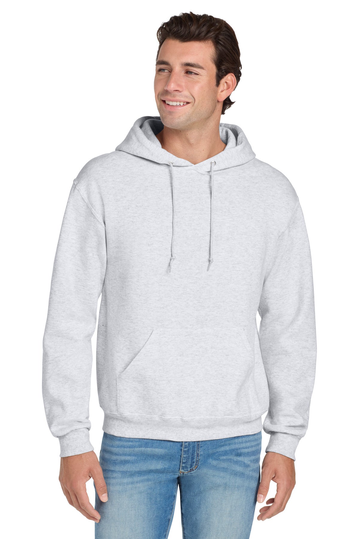 Custom Ash NuBlend Hoodie 996M, personalized by SanCanDo Swag in Argyle, TX