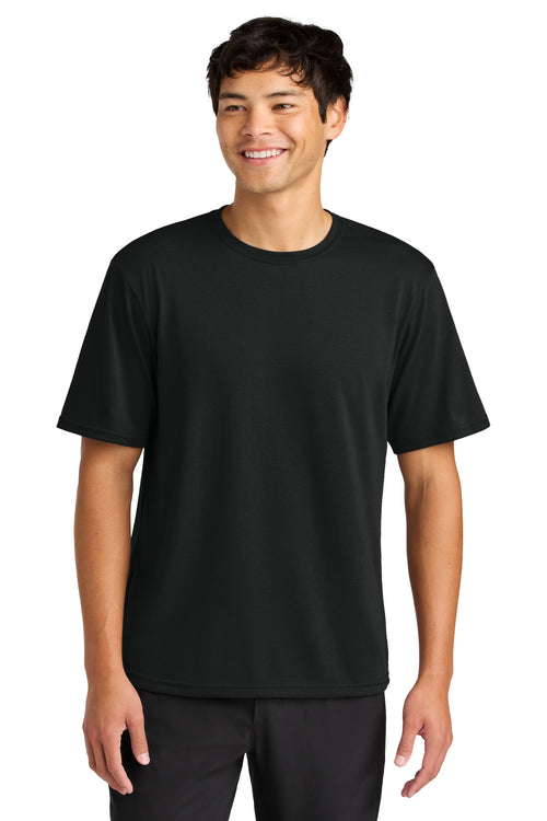Custom Black Softek Tee A4N3013, personalized by SanCanDo Swag in Argyle, TX