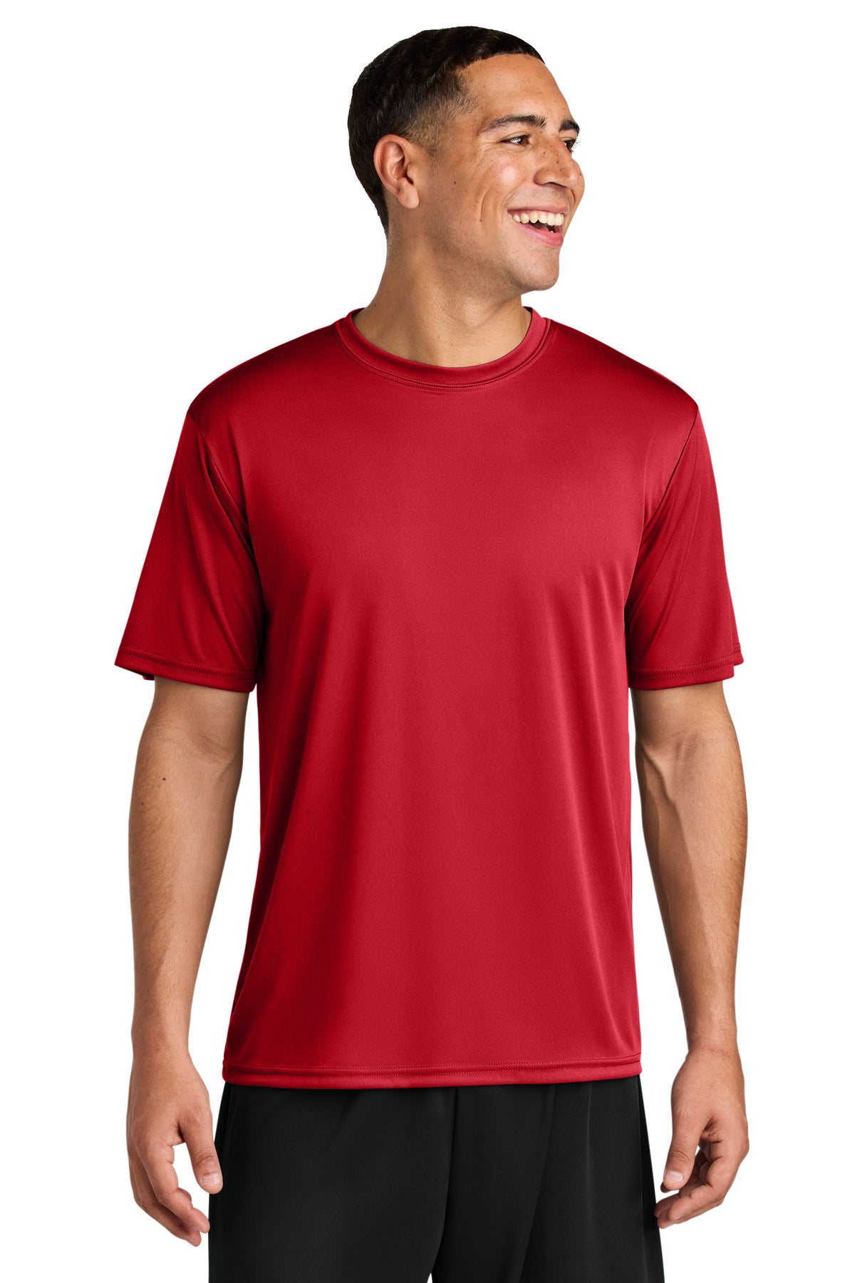 Custom Scarlet Cooling Performance Tee A4N3142, personalized by SanCanDo Swag in Argyle, TX