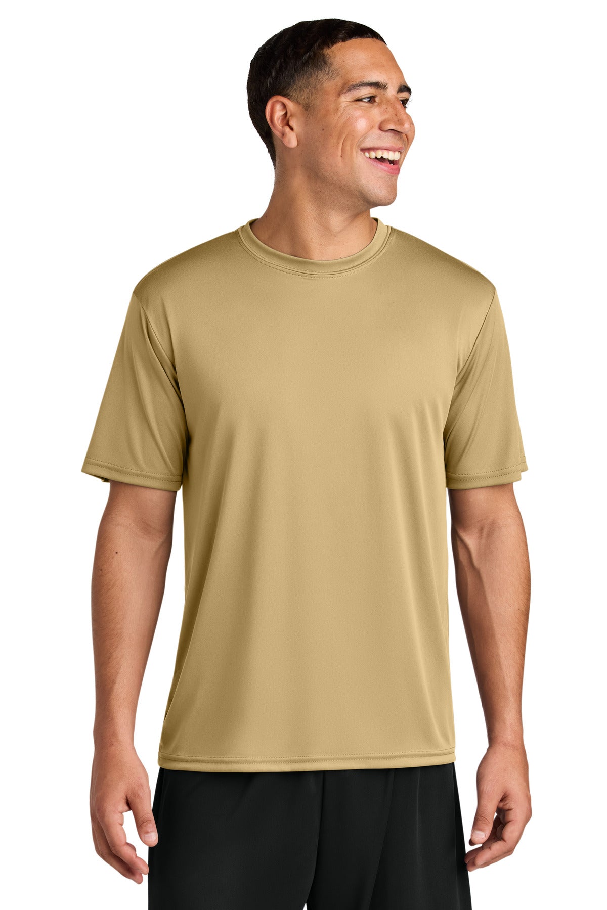 Custom Vegas Gold Cooling Performance Tee A4N3142, personalized by SanCanDo Swag in Argyle, TX
