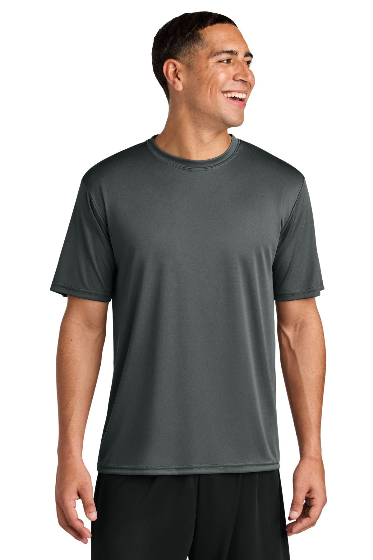 Custom Graphite Cooling Performance Tee A4N3142, personalized by SanCanDo Swag in Argyle, TX