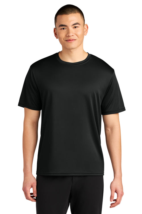 Custom Black Sprint Performance Tee A4N3402, personalized by SanCanDo Swag in Argyle, TX