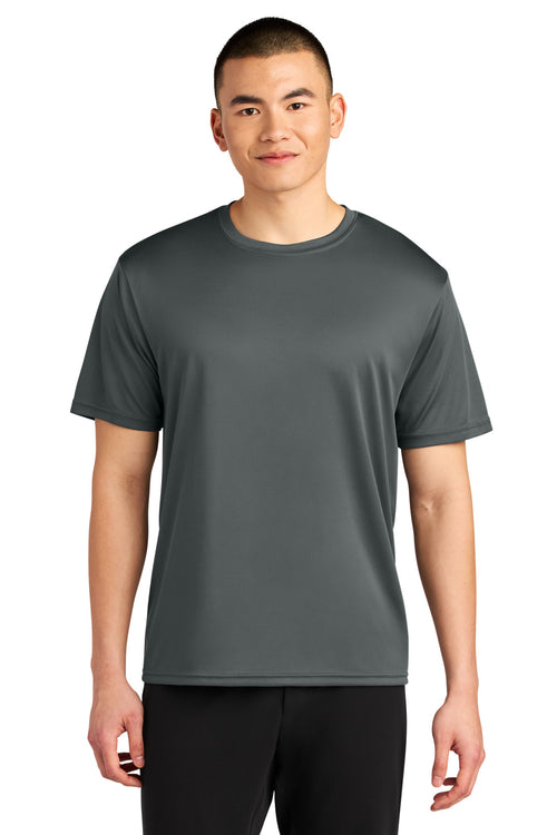 Custom Graphite Sprint Performance Tee A4N3402, personalized by SanCanDo Swag in Argyle, TX
