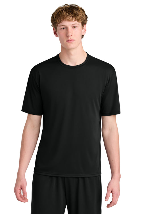 Custom Black AirFlex Tee A4N3531, personalized by SanCanDo Swag in Argyle, TX