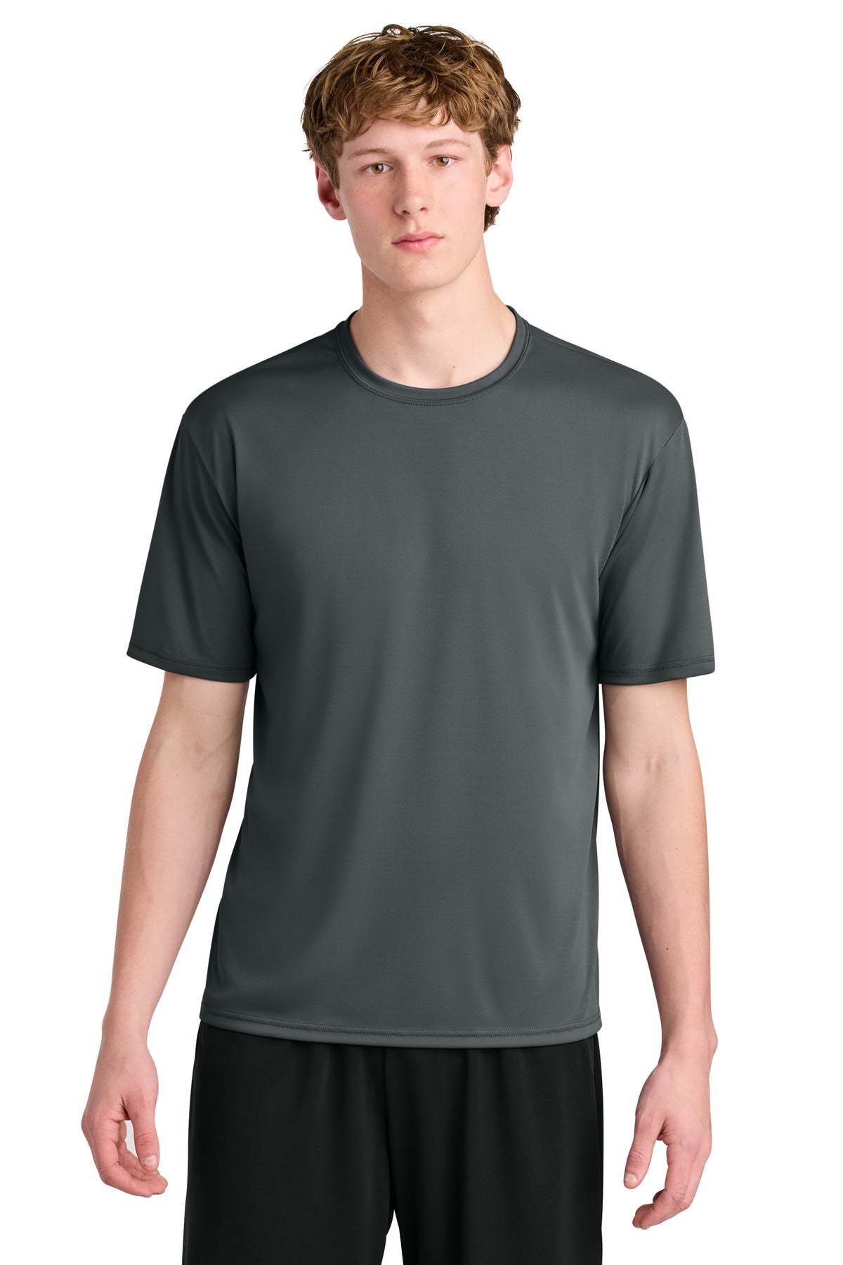 Custom Graphite AirFlex Tee A4N3531, personalized by SanCanDo Swag in Argyle, TX