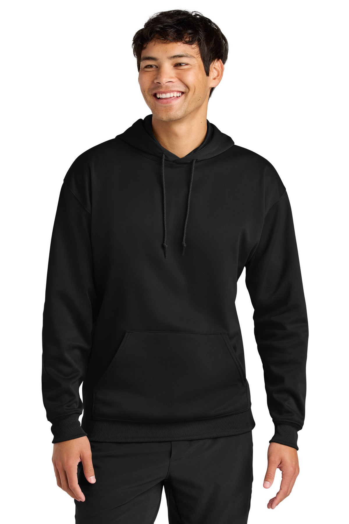 Custom Black Sprint Tech Fleece Hoodie A4N4279, personalized by SanCanDo Swag in Argyle, TX