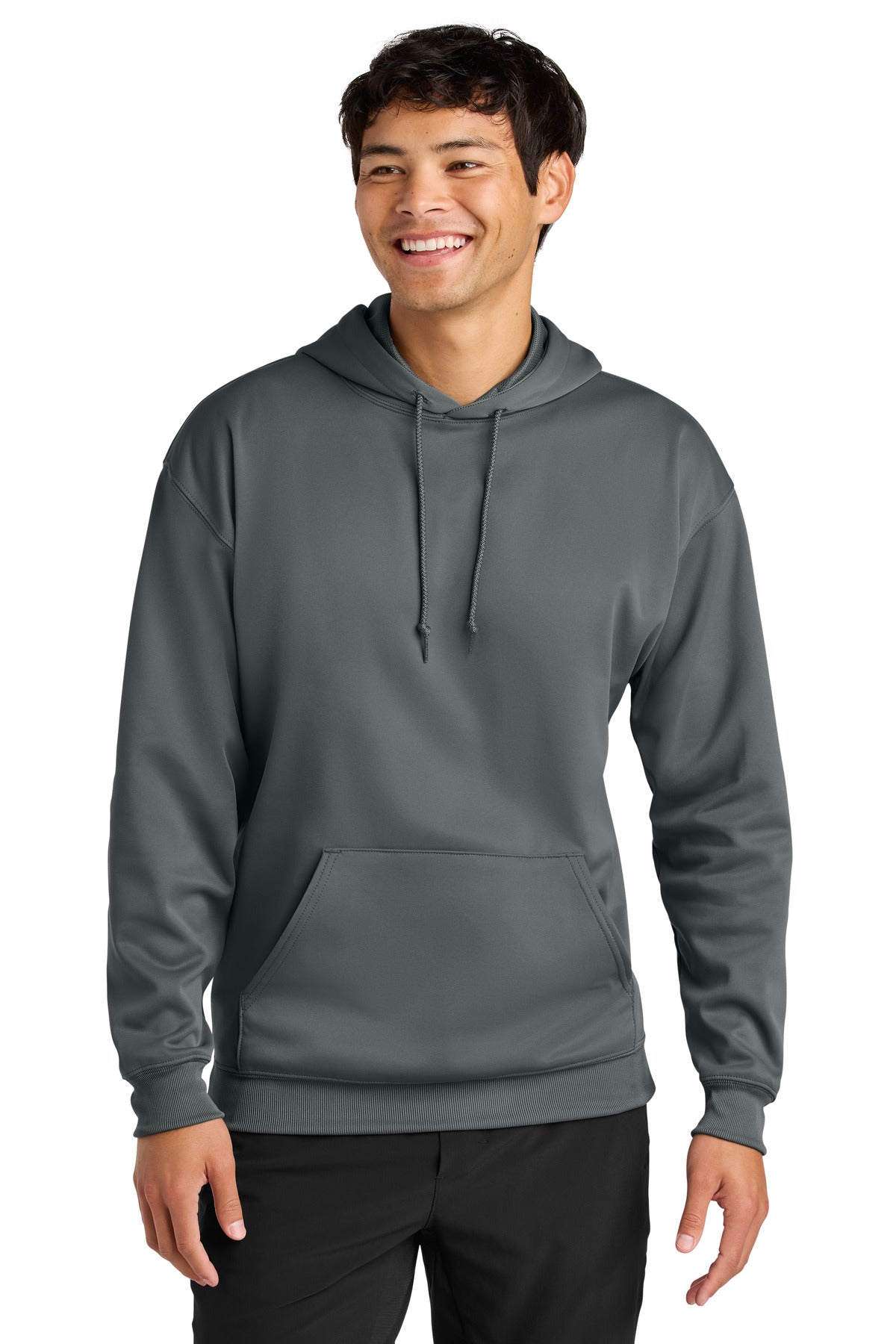 Custom Graphite Sprint Tech Fleece Hoodie A4N4279, personalized by SanCanDo Swag in Argyle, TX