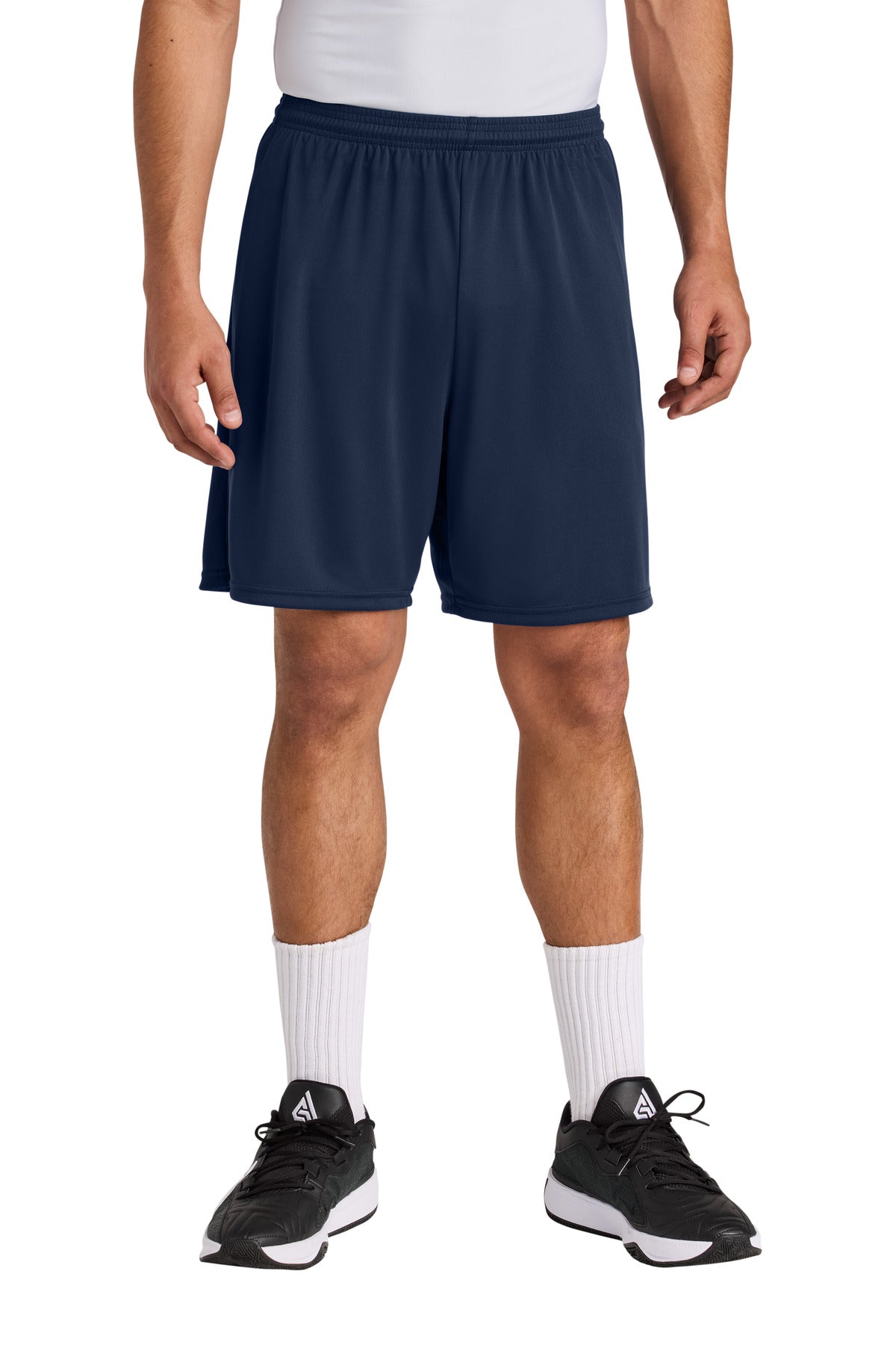 Custom Navy Cooling Performance 7" Short A4N5244, personalized by SanCanDo Swag in Argyle, TX