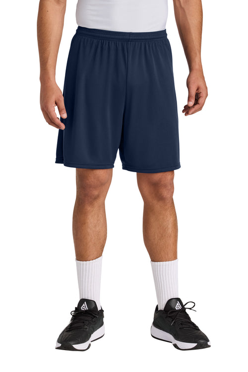 Custom Navy Cooling Performance 7" Short A4N5244, personalized by SanCanDo Swag in Argyle, TX