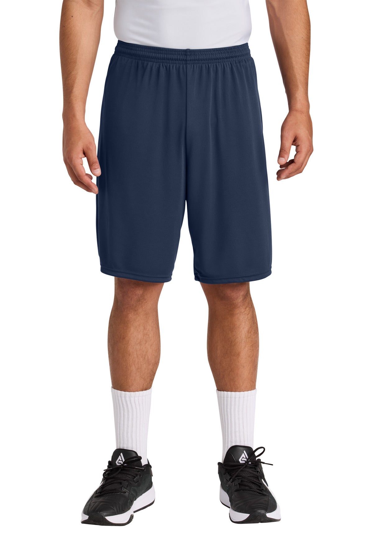 Custom Navy Cooling Performance 9" Short A4N5283, personalized by SanCanDo Swag in Argyle, TX