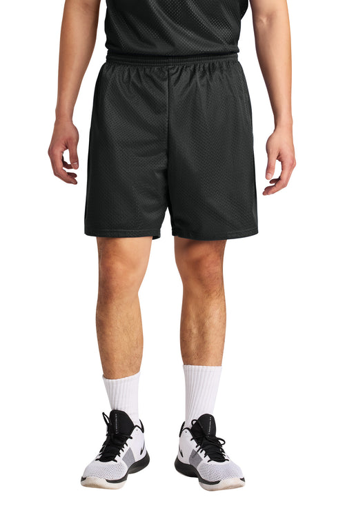 Custom Black Sprint 7" Mesh Short A4N5293, personalized by SanCanDo Swag in Argyle, TX