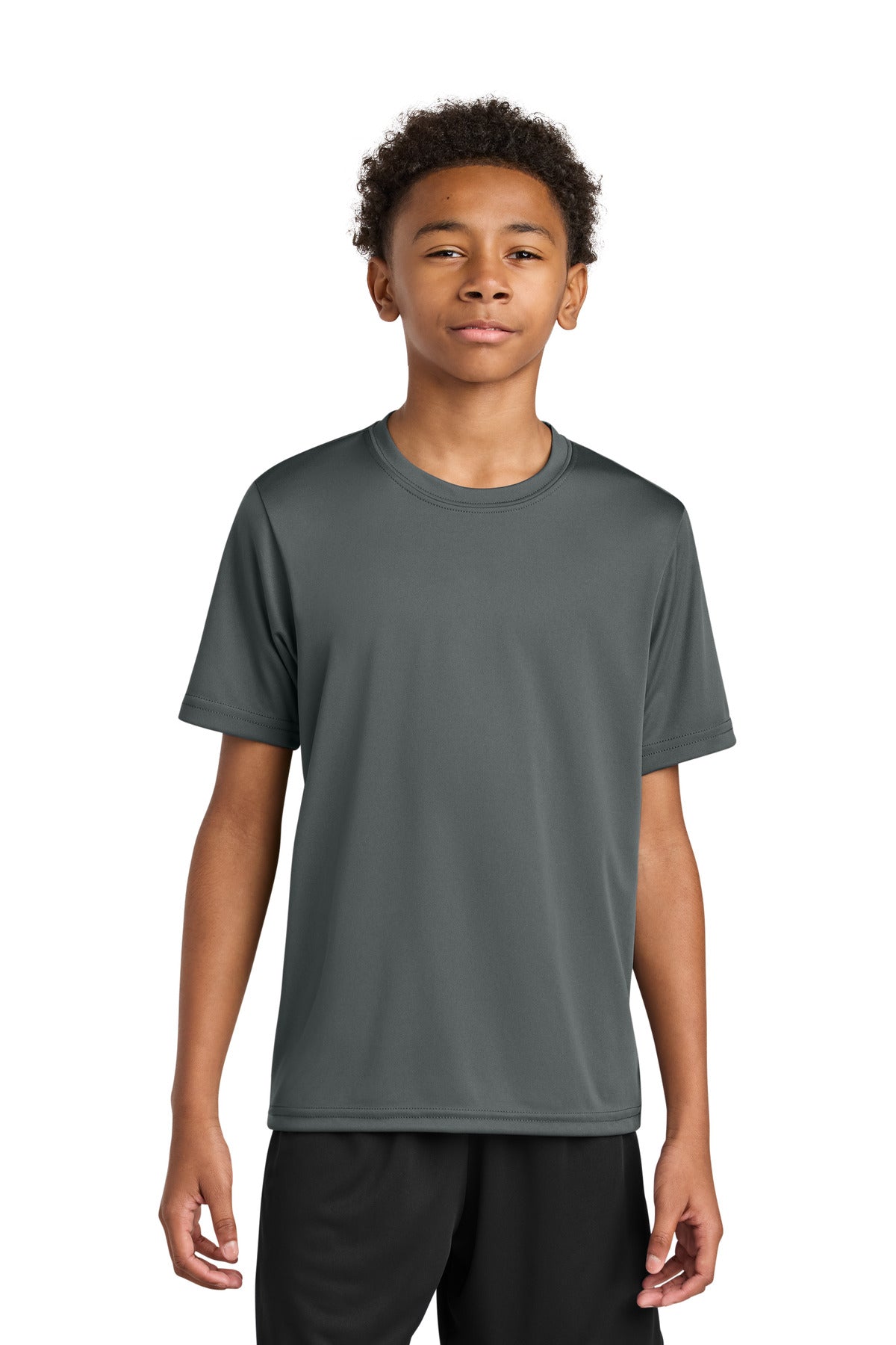 Custom Graphite Youth Cooling Performance Tee A4NB3142, personalized by SanCanDo Swag in Argyle, TX