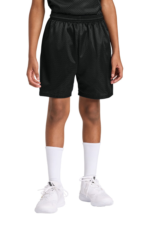 Custom Black Youth Sprint 6" Mesh Short A4NB5301, personalized by SanCanDo Swag in Argyle, TX