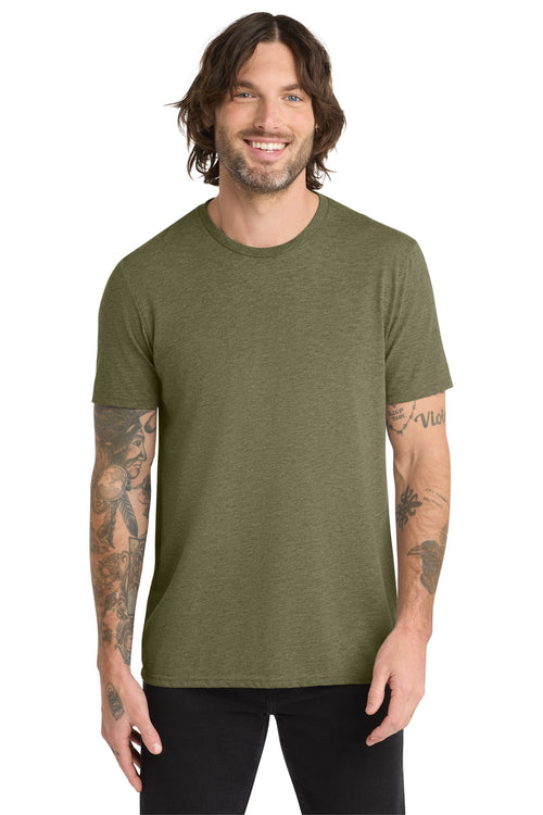 Custom Olive You Green Unisex Tri-Blend Tee AL2004, personalized by SanCanDo Swag in Argyle, TX