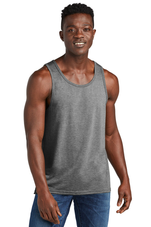 Custom Aluminum Grey Unisex Tri-Blend Tank AL2019, personalized by SanCanDo Swag in Argyle, TX