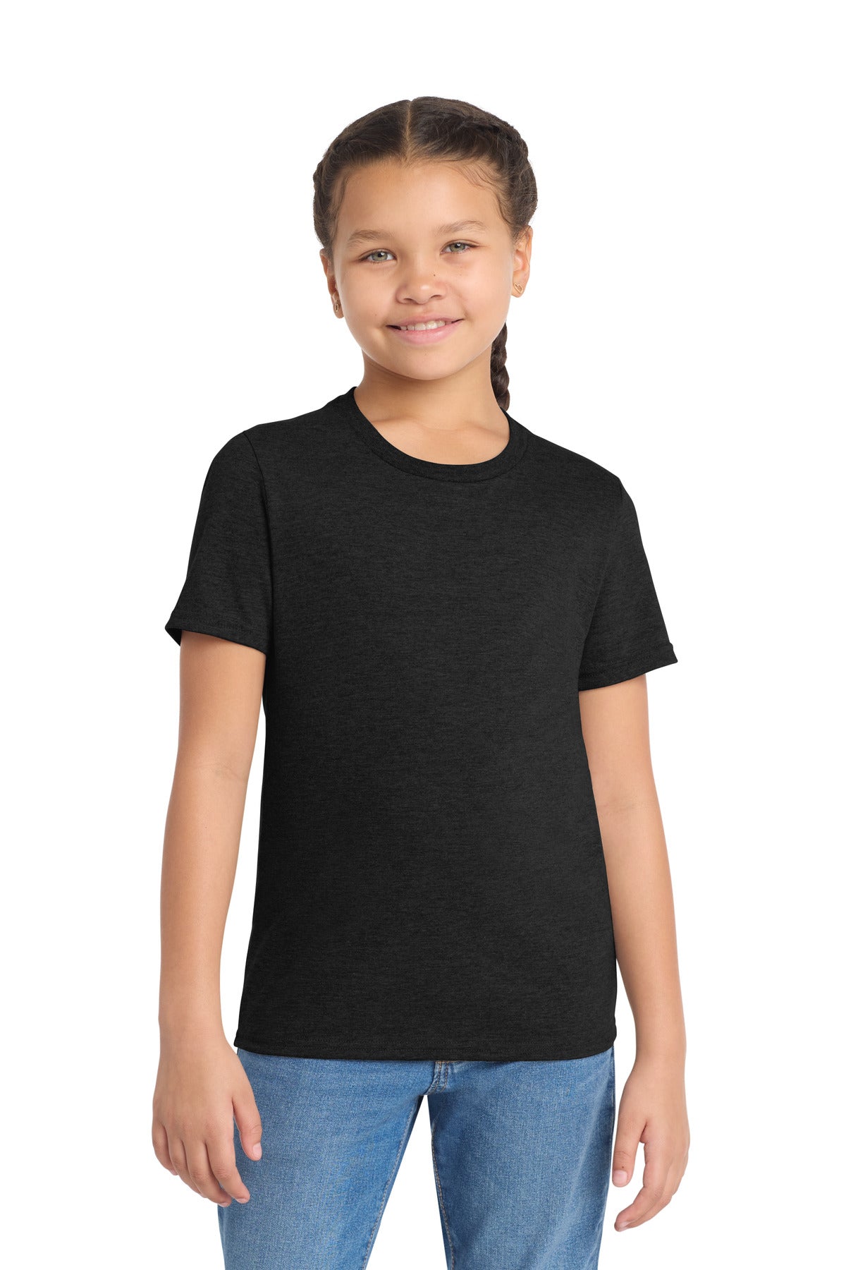 Custom Space Black Youth Tri-Blend Tee AL207, personalized by SanCanDo Swag in Argyle, TX