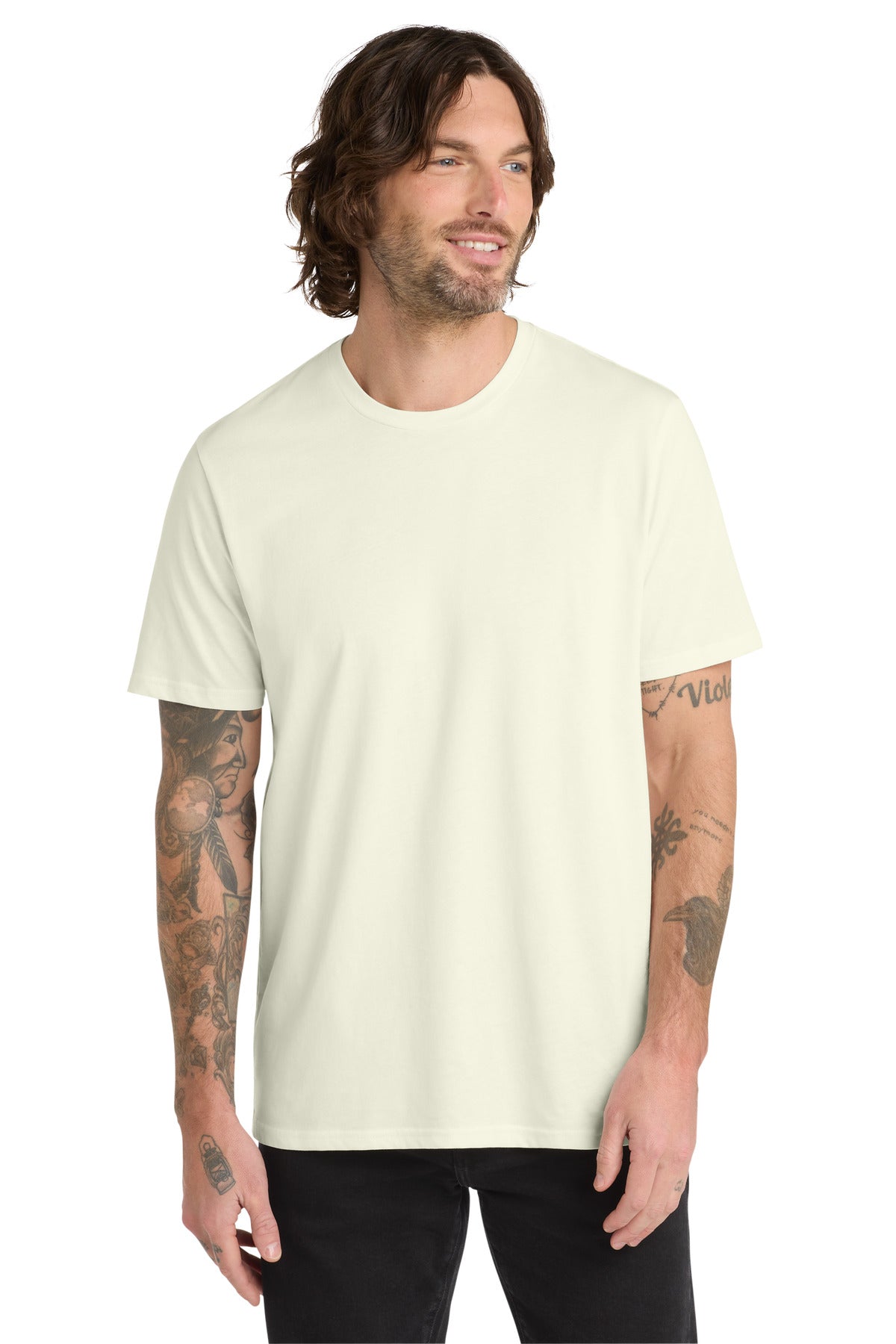 Custom White Sand Unisex Organic Cotton Tee AL2100, personalized by SanCanDo Swag in Argyle, TX