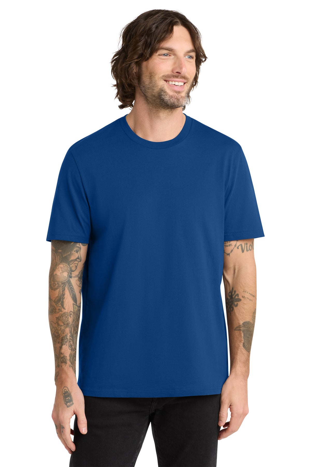 Custom Andromeda Blue Unisex Organic Cotton Tee AL2100, personalized by SanCanDo Swag in Argyle, TX
