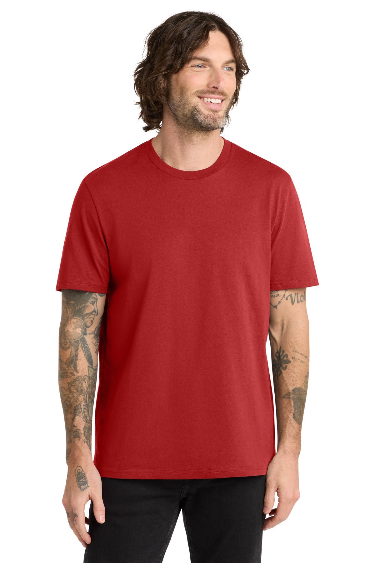 Custom Revolution Red Unisex Organic Cotton Tee AL2100, personalized by SanCanDo Swag in Argyle, TX