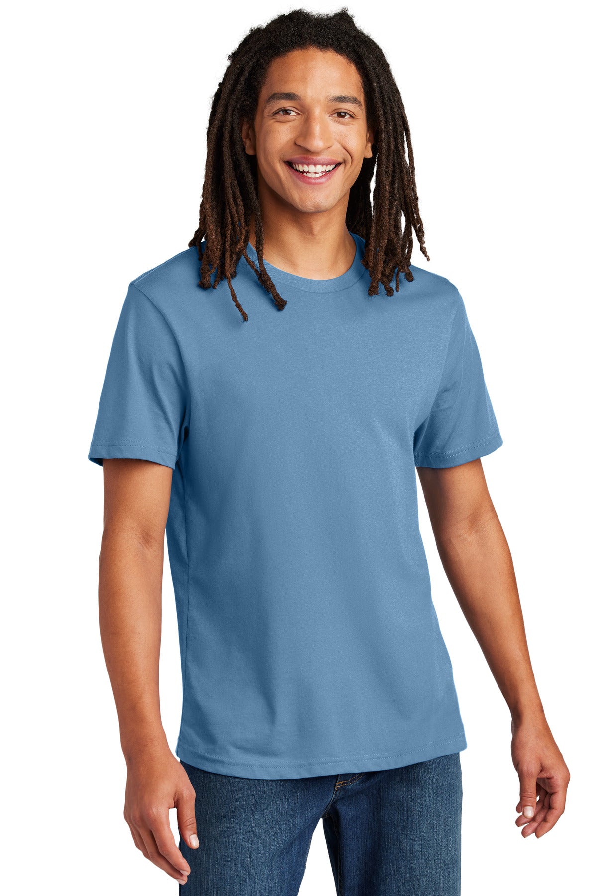Custom Arctic Blue Unisex Heavyweight Recycled Cotton Tee AL3000, personalized by SanCanDo Swag in Argyle, TX