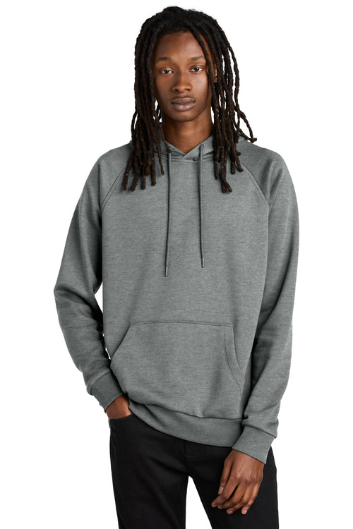 Custom Aluminum Grey Heather Organic CVC Fleece Pullover Hoodie AL5000, personalized by SanCanDo Swag in Argyle, TX