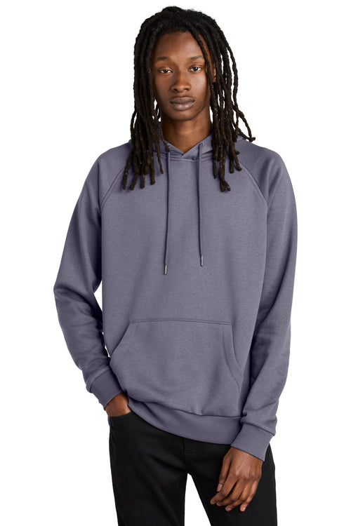 Custom Cosmic Purple Organic CVC Fleece Pullover Hoodie AL5000, personalized by SanCanDo Swag in Argyle, TX