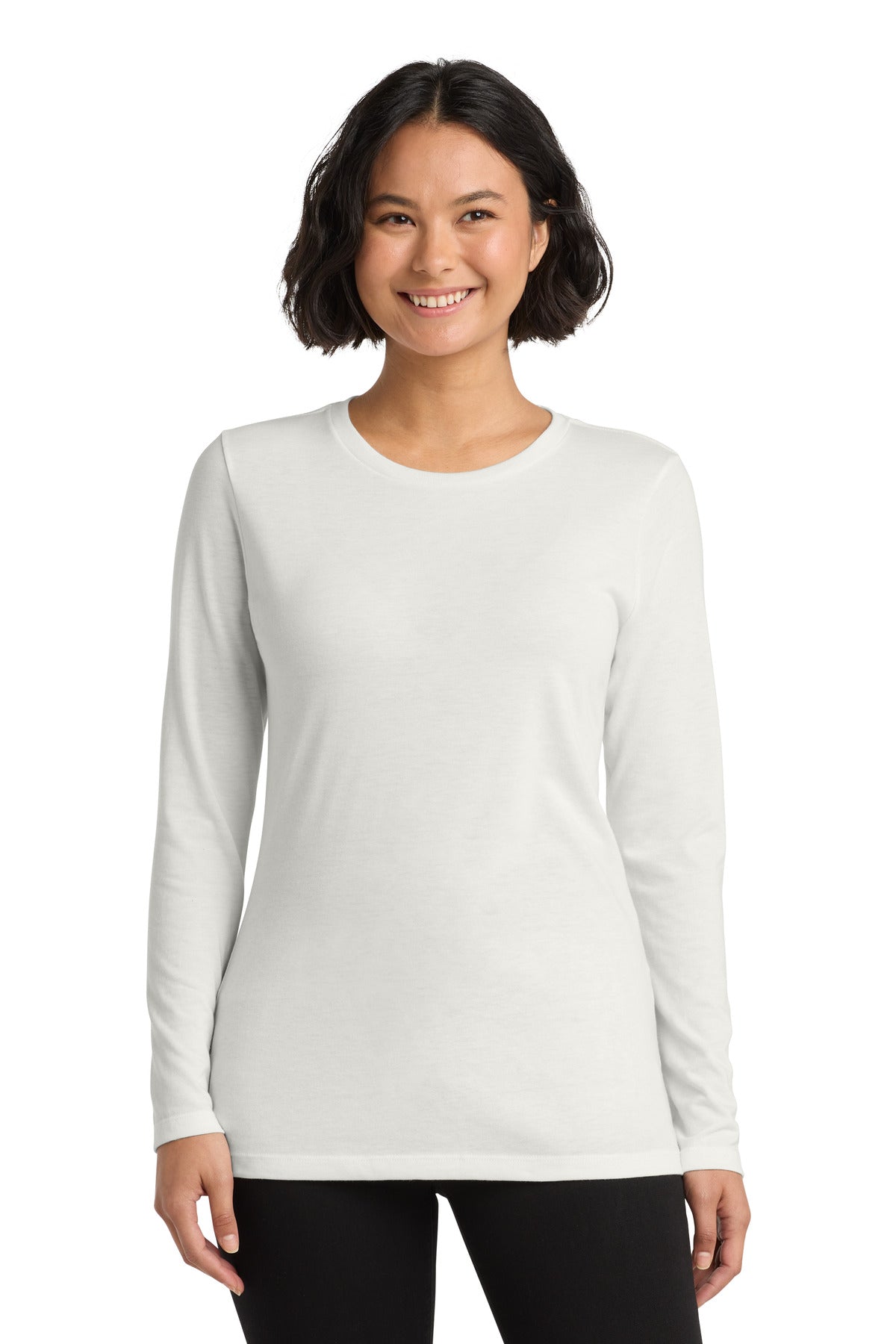 Custom Fairly White Women's Tri-Blend Long Sleeve Tee AL6008, personalized by SanCanDo Swag in Argyle, TX