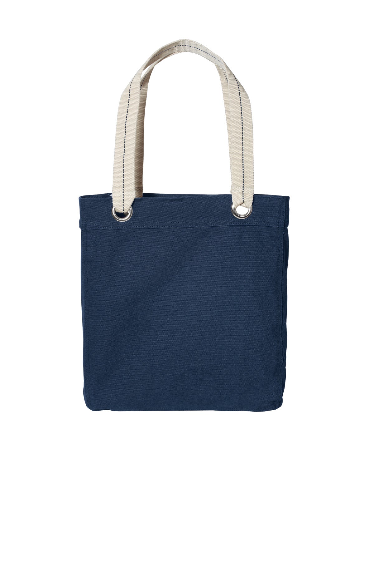 Navy | Front | Custom Navy Allie Tote B118, personalized by SanCanDo Swag in Argyle, TX