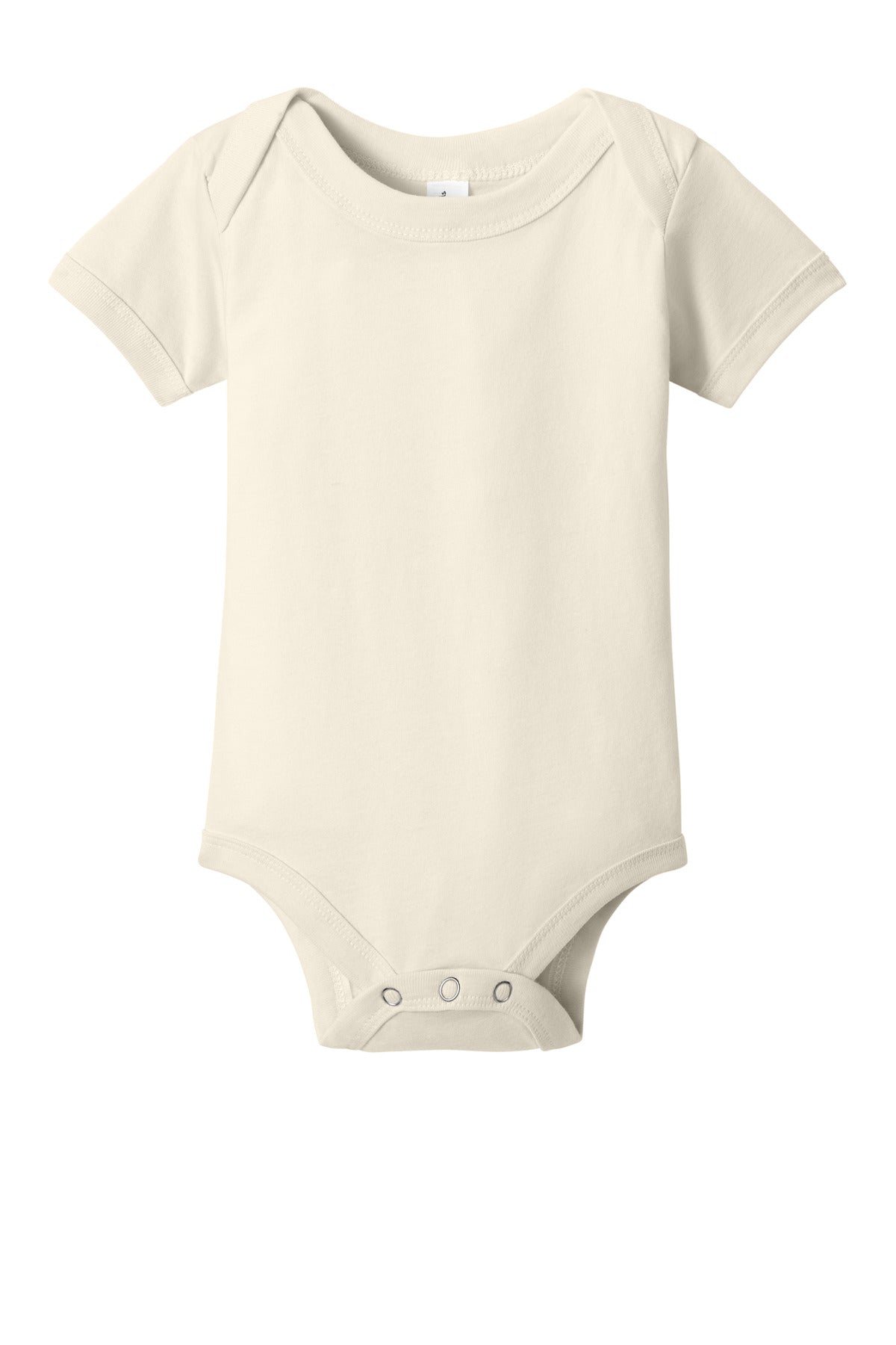 Custom Natural Infant Jersey Short Sleeve One Piece BC100B, personalized by SanCanDo Swag in Argyle, TX