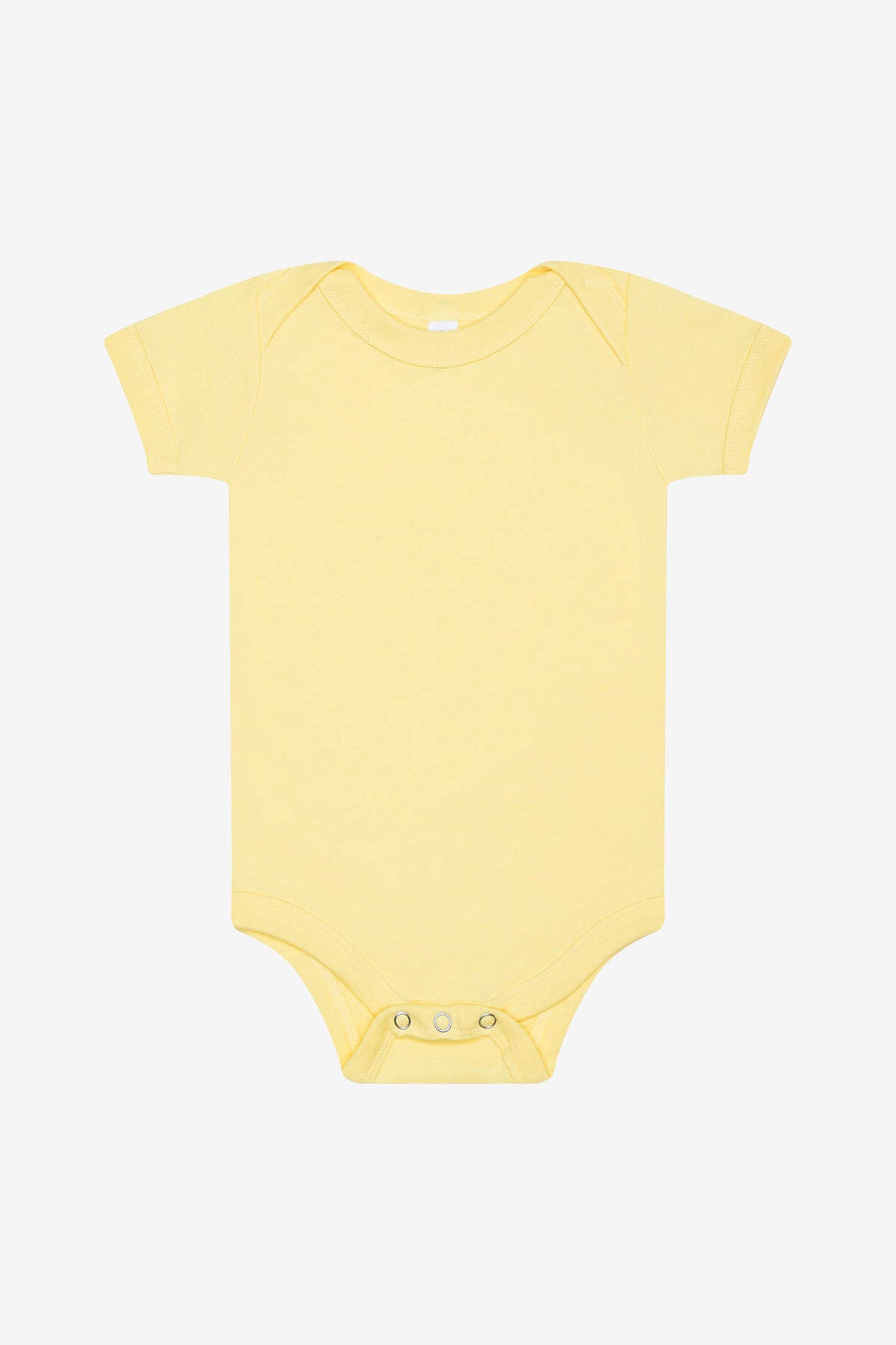 Custom Yellow Infant Jersey Short Sleeve One Piece BC100B, personalized by SanCanDo Swag in Argyle, TX