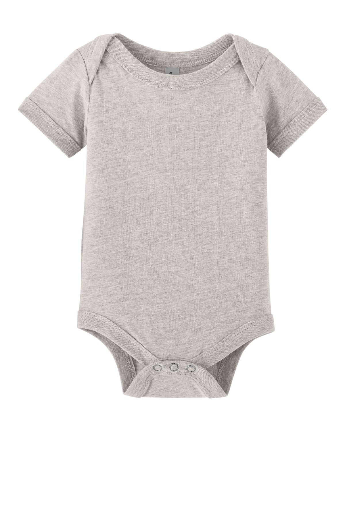 Custom Heather Dust Infant Jersey Short Sleeve One Piece BC100B, personalized by SanCanDo Swag in Argyle, TX